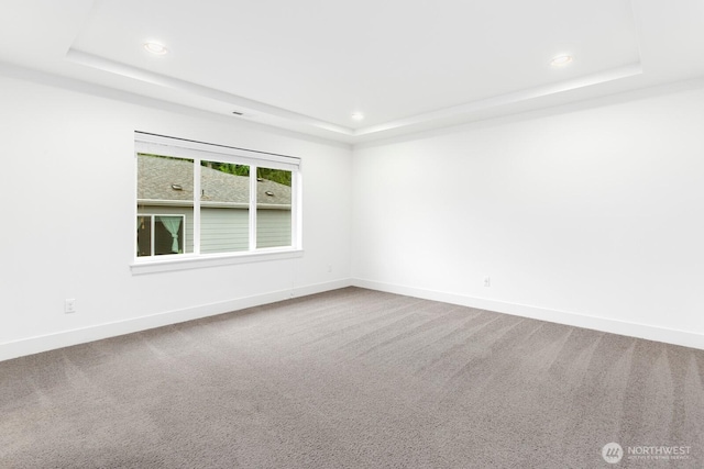 4214 223rd Pl SE, Bothell, WA 98021 - carpeted empty room with a raised ceiling and recessed lighting
