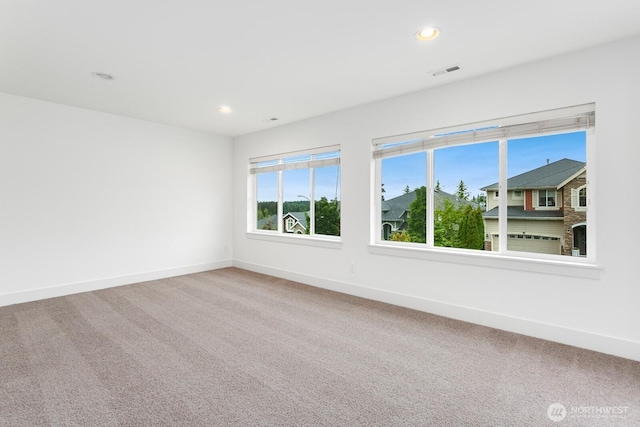 4214 223rd Pl SE, Bothell, WA 98021 - spare room with light carpet and recessed lighting