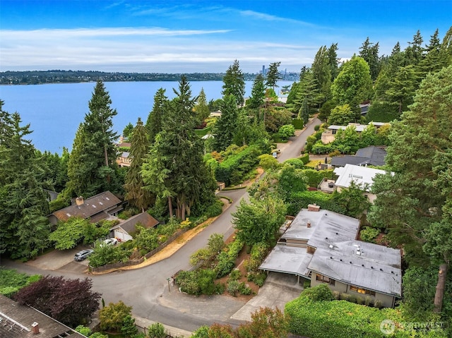 4148 Boulevard Pl, Mercer Island, WA 98040 - drone / aerial view of a nearby body of water