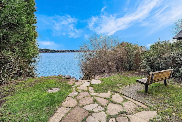 4148 Boulevard Pl, Mercer Island, WA 98040 - view of yard featuring a water view