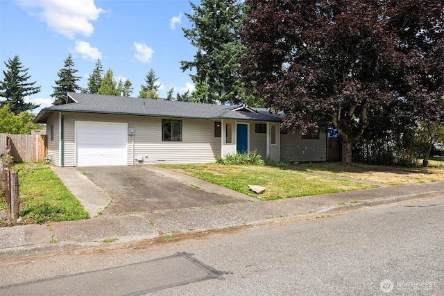 6819 Braker Way, Lynden, WA 98264 - ranch-style home featuring an attached garage and asphalt driveway