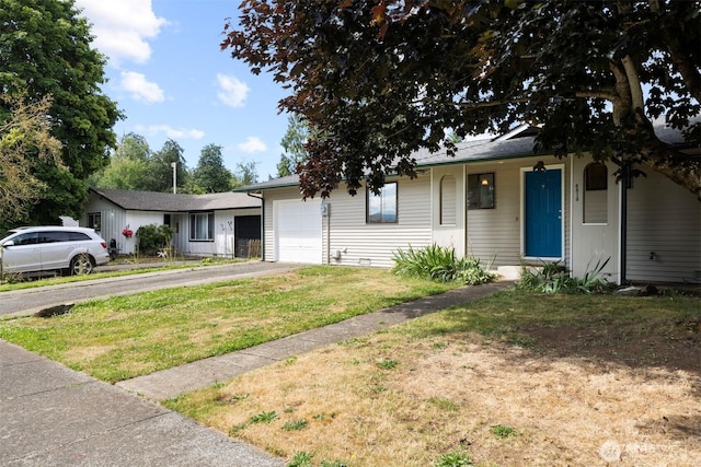 6819 Braker Way, Lynden, WA 98264 - ranch-style house featuring a garage, driveway, and a front yard