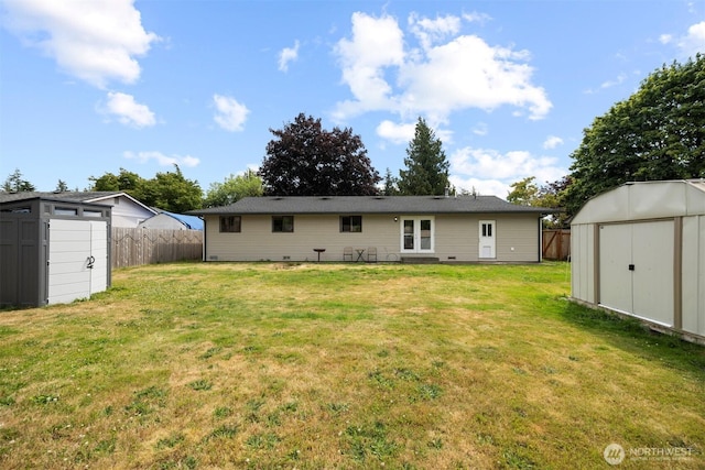 6819 Braker Way, Lynden, WA 98264 - rear view of property with a storage shed