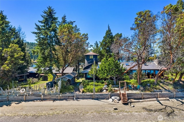 512 Broken Point Rd, Shaw Island, WA 98286 - view of property hidden behind natural elements