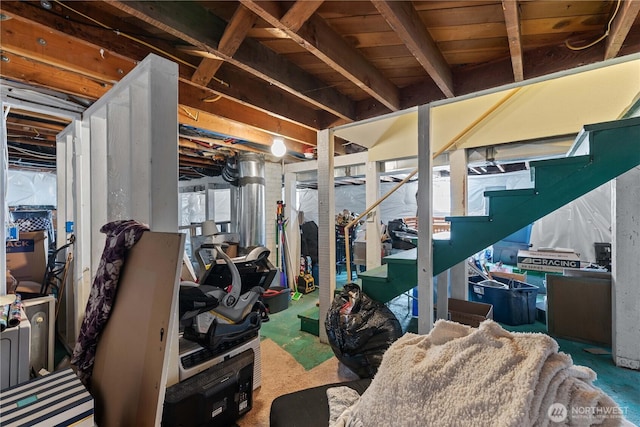 658 Okanogan Ave, Wenatchee, WA 98801 - below grade area with stairway