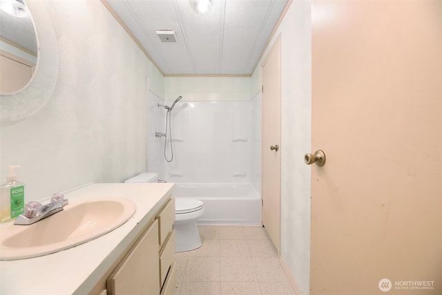 15932 427th Ave SE, Gold Bar, WA 98251 - full bath with vanity, tile patterned floors, and tub / shower combination