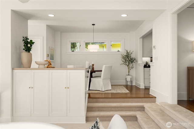 1515 2nd Ave W, Seattle, WA 98119 - living room with recessed lighting and wood finished floors