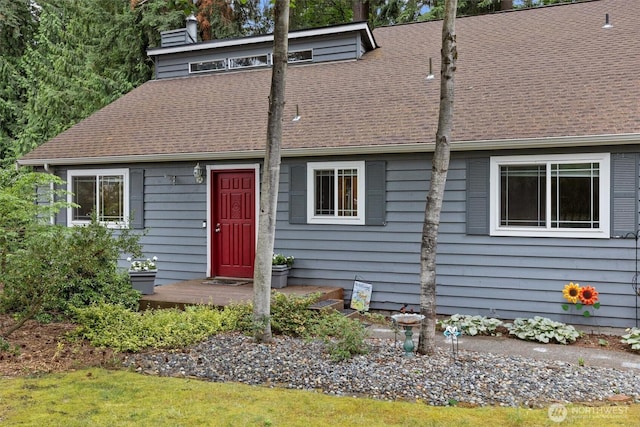 19833 95th Ave NE, Bothell, WA 98011 - view of front of property with a chimney and roof with shingles