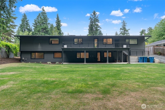 23406 Humber Ln, Edmonds, WA 98020 - rear view of house with a patio, a deck, and stairway