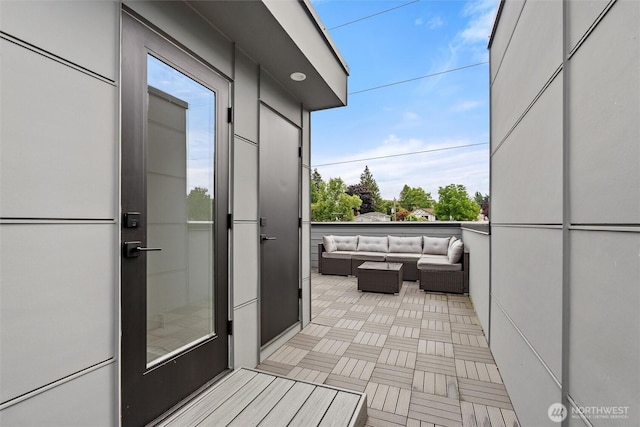 8455 Delridge Way SW, Seattle, WA 98106 - balcony featuring outdoor lounge area