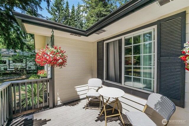 15922 Lindsay Rd SE, Yelm, WA 98597 - view of wooden deck