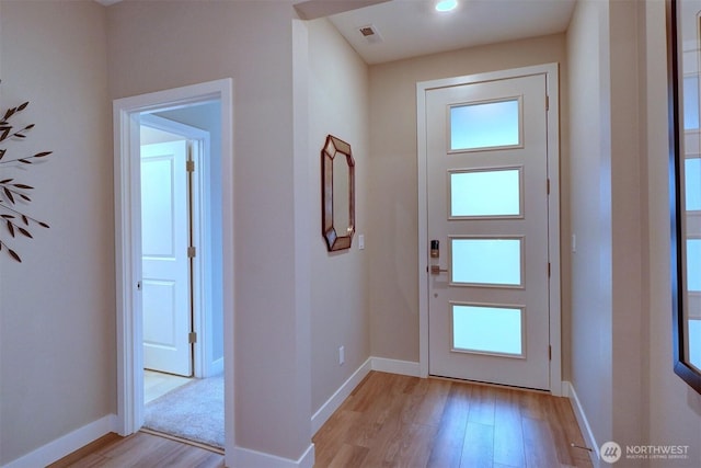 29207 217th Pl SE Unit 1, Black Diamond, WA 98010 - foyer entrance featuring light wood-type flooring and baseboards