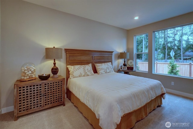 29207 217th Pl SE Unit 1, Black Diamond, WA 98010 - carpeted bedroom featuring baseboards and recessed lighting