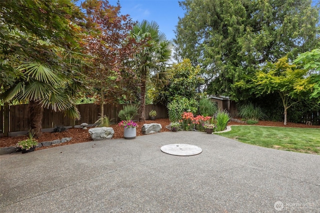 4709 144th St E, Tacoma, WA 98446 - fenced backyard featuring a patio area