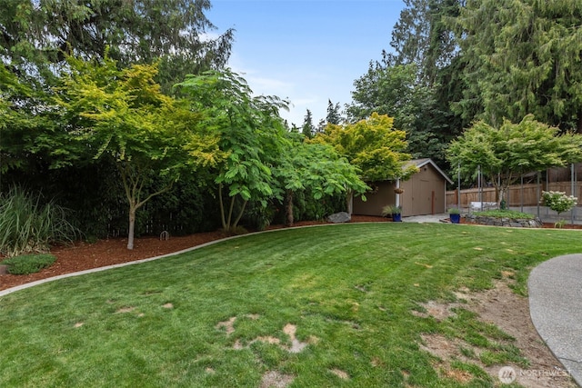 4709 144th St E, Tacoma, WA 98446 - view of yard with a storage unit