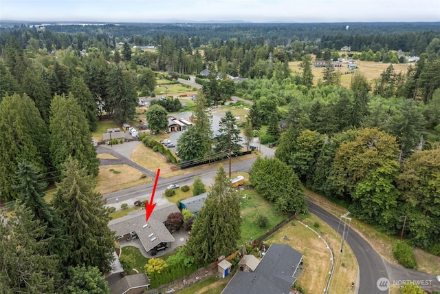 4709 144th St E, Tacoma, WA 98446 - view of property location with a heavily wooded area