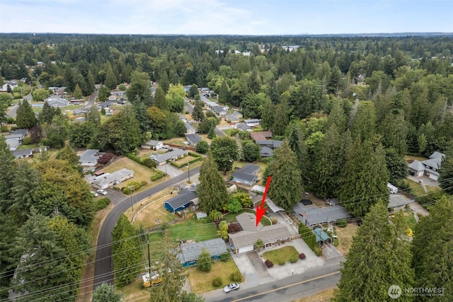 4709 144th St E, Tacoma, WA 98446 - aerial view of property and surrounding area featuring nearby suburban area