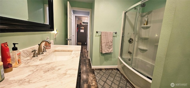 31505 46th Ave S, Auburn, WA 98001 - full bath featuring vanity and shower / bath combination with glass door