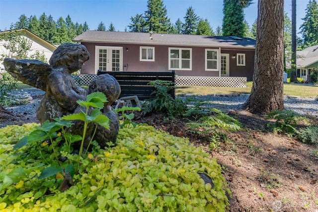 17701 Vine Ln SE, Yelm, WA 98597 - single story home with french doors and stucco siding