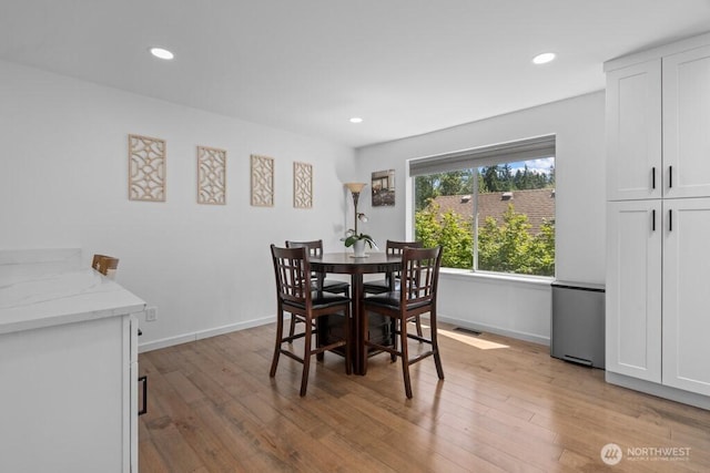 37509 21st Ave S, Federal Way, WA 98003 - dining area featuring light wood-style floors and recessed lighting