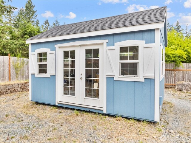6908 254th St E, Graham, WA 98338 - view of outbuilding with a fenced backyard