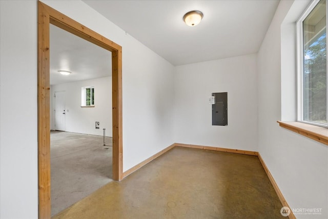 7609 Pressentin Ct, Concrete, WA 98237 - unfurnished room featuring electric panel and concrete floors