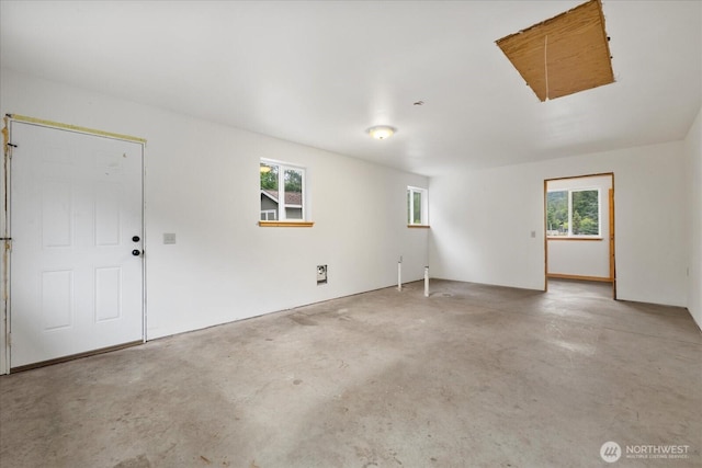 7609 Pressentin Ct, Concrete, WA 98237 - spare room featuring unfinished concrete floors