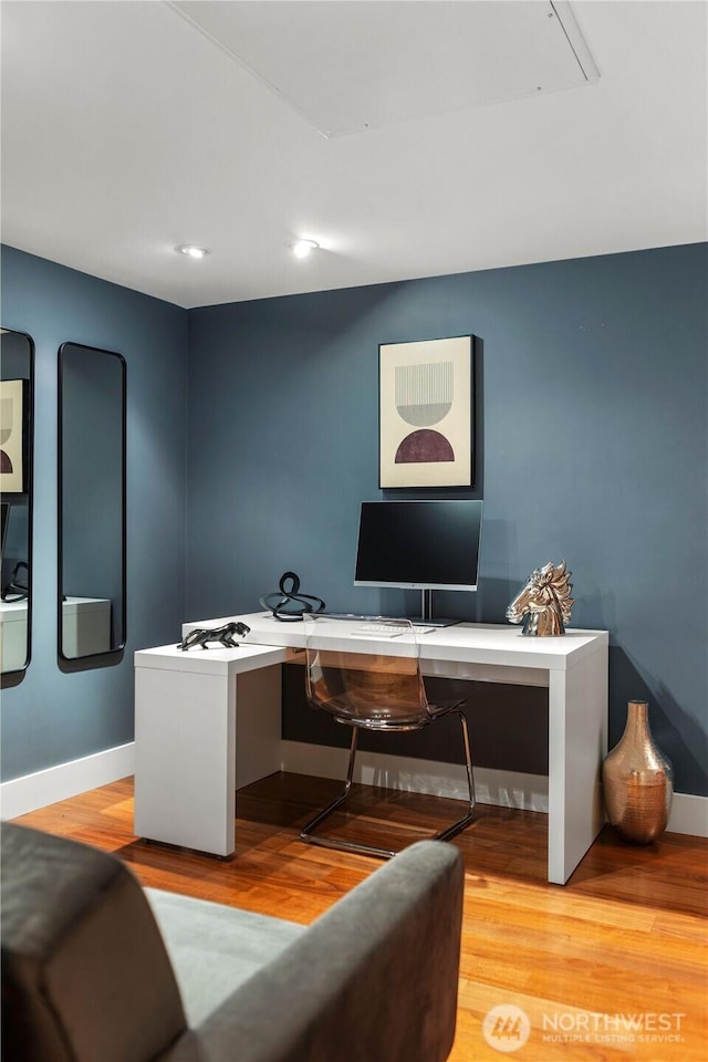 2911 2nd Ave Unit 120, Seattle, WA 98121 - office space with wood finished floors and recessed lighting