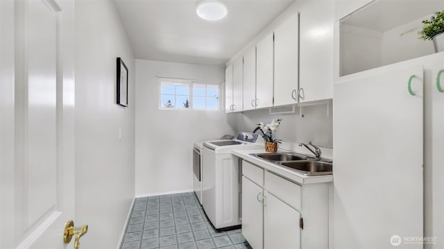 1517 126th Ave E, Edgewood, WA 98372 - laundry room with washer and clothes dryer and cabinet space