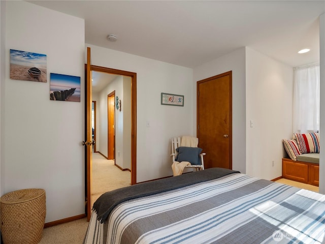 10723 105th Street Ct, Anderson Island, WA 98303 - bedroom with light colored carpet and recessed lighting