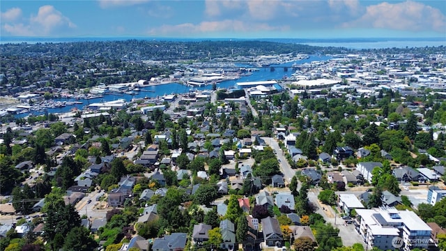 4130 Palatine Ave N, Seattle, WA 98103 - aerial view of a marina and a large body of water
