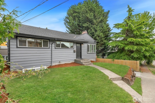 4130 Palatine Ave N, Seattle, WA 98103 - view of front of house with a shingled roof and a chimney