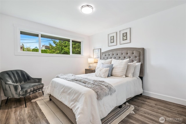 4130 Palatine Ave N, Seattle, WA 98103 - bedroom featuring wood finished floors and baseboards