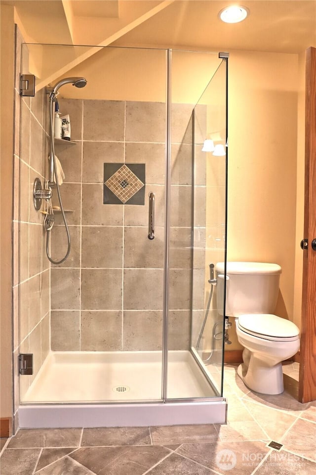 22307 E Lost Lake Rd, Snohomish, WA 98296 - full bath featuring a shower stall and recessed lighting