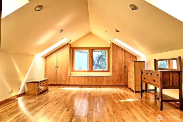 22307 E Lost Lake Rd, Snohomish, WA 98296 - bonus room with vaulted ceiling and light wood-style flooring
