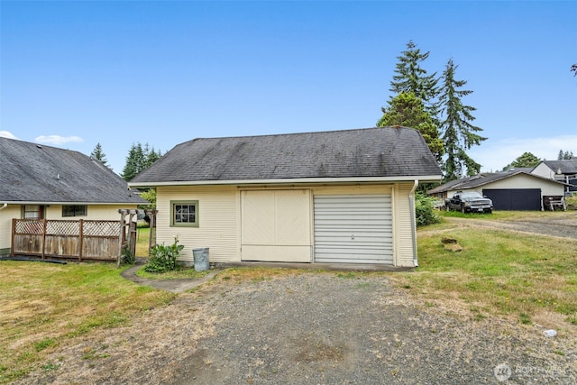 802 May St, Raymond, WA 98577 - view of detached garage