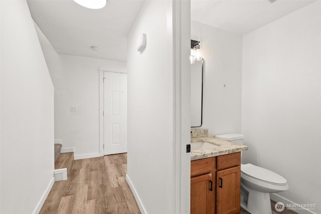 110 Cedar Crest Pl, Napavine, WA 98532 - bathroom with vanity and wood finished floors