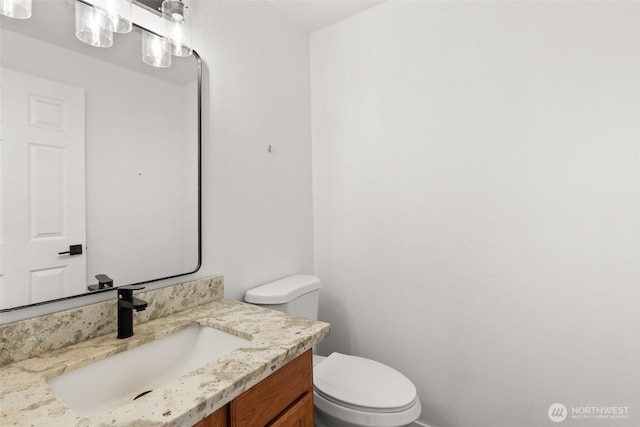 110 Cedar Crest Pl, Napavine, WA 98532 - bathroom featuring toilet and vanity