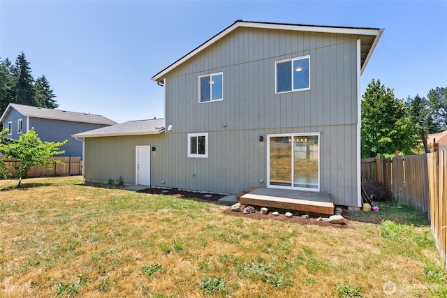 110 Cedar Crest Pl, Napavine, WA 98532 - back of property with a fenced backyard
