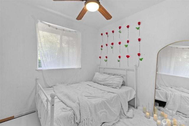 17504 Loop Ln SE, Yelm, WA 98597 - bedroom featuring ceiling fan