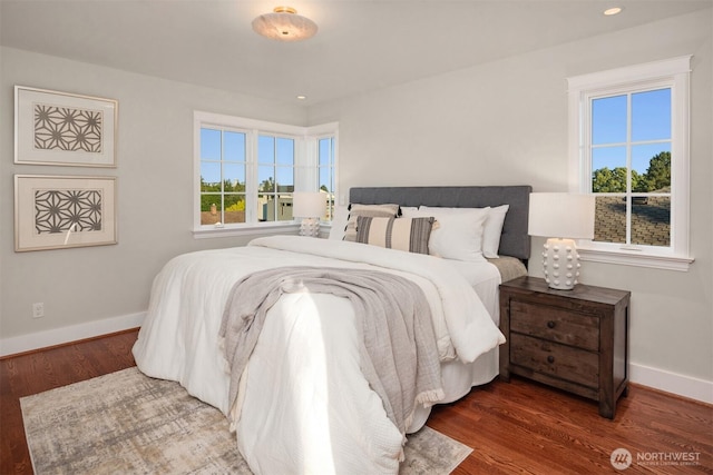 1915 35th Ave W, Seattle, WA 98199 - bedroom with wood finished floors and recessed lighting