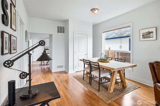 807 24th St, Anacortes, WA 98221 - dining room with light wood-style floors and baseboards
