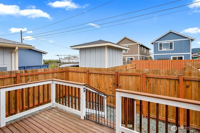 807 24th St, Anacortes, WA 98221 - wooden deck with a fenced backyard