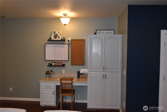 4201 Mckinley St NE, Lacey, WA 98516 - office area featuring built in study area and wood finished floors