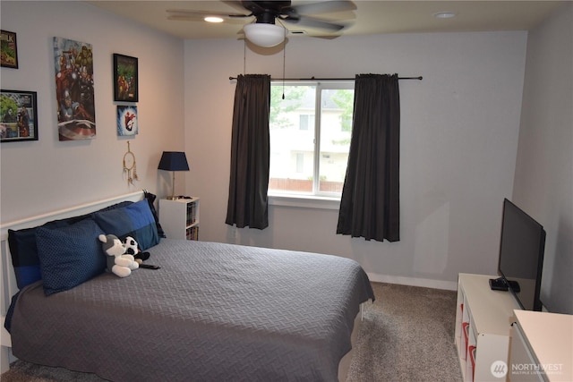 4201 Mckinley St NE, Lacey, WA 98516 - carpeted bedroom featuring ceiling fan