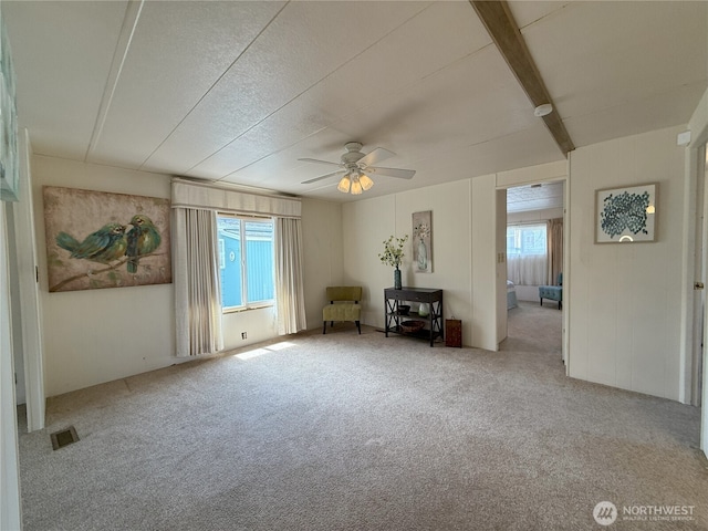 1200 Lincoln St Unit 418, Bellingham, WA 98229 - living area with carpet flooring and a ceiling fan