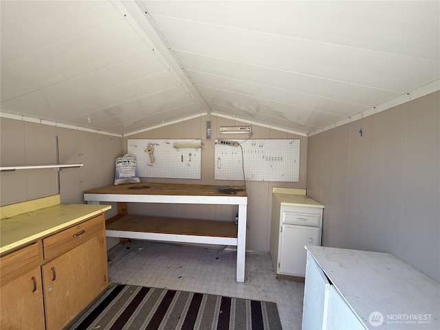 1200 Lincoln St Unit 418, Bellingham, WA 98229 - bathroom featuring vaulted ceiling