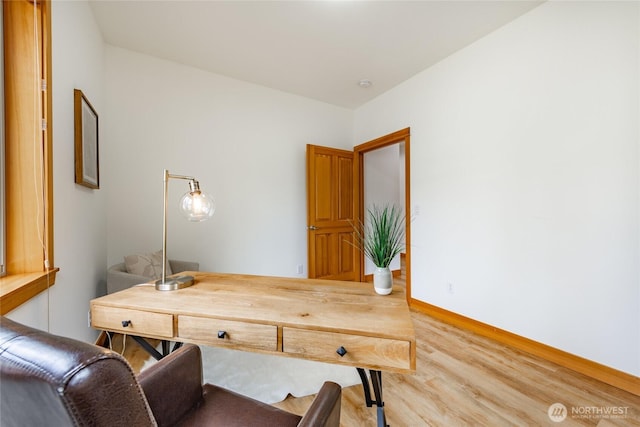 9002 Gleneagle Dr, Blaine, WA 98230 - office featuring wood finished floors and baseboards