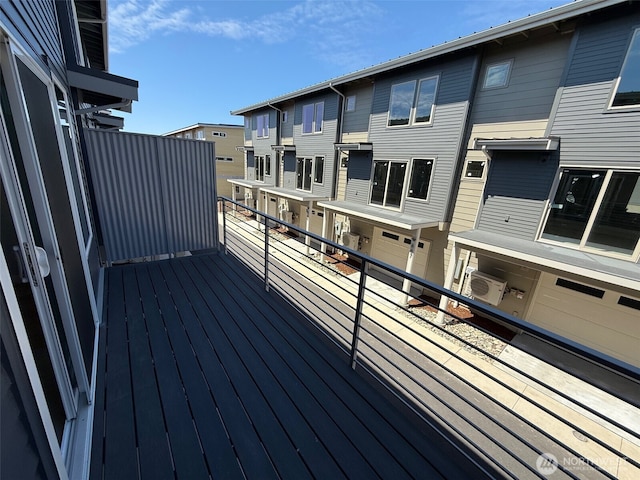 664 LOT25 W Kline Rd, Bellingham, WA 98226 - deck with an attached garage and a residential view