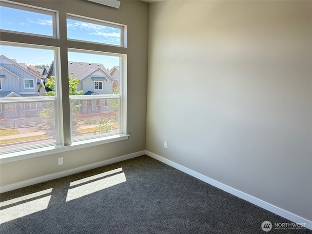 664 LOT25 W Kline Rd, Bellingham, WA 98226 - unfurnished room featuring dark carpet and baseboards